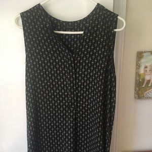 Tunic in black and white